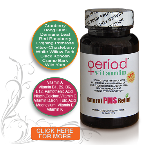Period Vitamin Natural PMS Relief Supplement