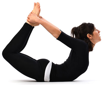 bow pose for menstrual bloating relief