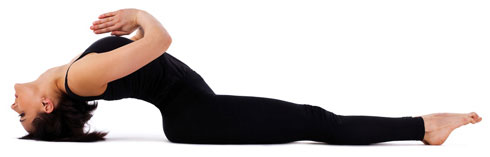 yoga pose for bloating relief